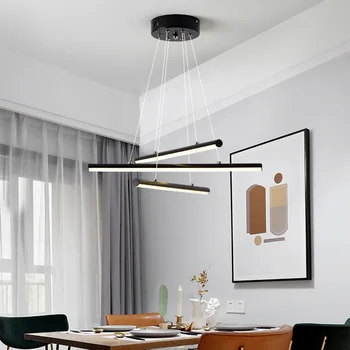 Modernus Minimalistinis LED Šviestuvo Miegamasis, Valgomasis, Virtuvė, Baras Šviestuvai Kūrybinė Asmenybė Prabangių Namų Pakabukas Liustra