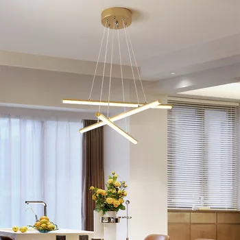 Modernus Minimalistinis LED Šviestuvo Miegamasis, Valgomasis, Virtuvė, Baras Šviestuvai Kūrybinė Asmenybė Prabangių Namų Pakabukas Liustra