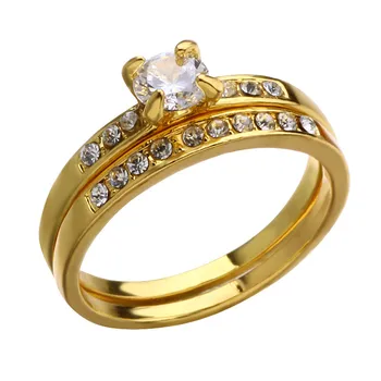 Modyle 2021 Mados Aukso Spalvos Žiedą, Vyrams Moterį Vestuvių Paty Priedai Punk Žiedas Vintage Papuošalai
