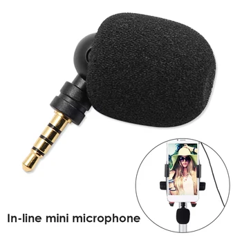 Mono Stereo Mikrofonas Mokykla Mini Darbo Konferencija Mokymo 3.5 mm AUX TS TRS TRRS už Telefoną, Kompiuterį Įrašymas
