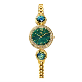 Montre Femme 2021 Naujas Moterų Laikrodžiai Top Brand Brangakmenio Apyrankės Žiūrėti Kalnų Krištolas Suknelė Žiūrėti Ponios Laikrodis Bayan Kol Saati