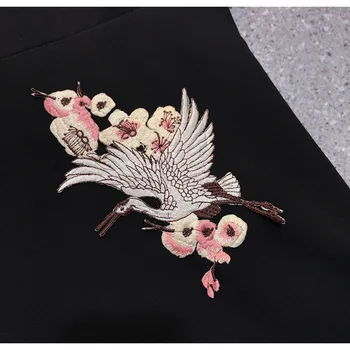 Moteriški Elegantiška Vintage cheongsam suknelė plius dydis L-4XL XXL, XXXL 3XL XXXXL šalies Kokteilis 2021 m. vasarą juoda Kinų suknelė drabužius