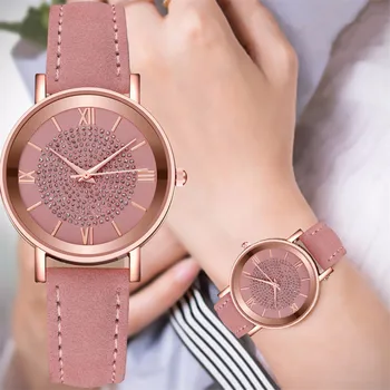 Moterų Laikrodžiai Paprasta Mados Ponios Žiūrėti Top Brand Moterų Žiūrėti Oda Rose Gold Dress Moterų Laikrodis Prabangos Prekės ženklo Dizainas 2021