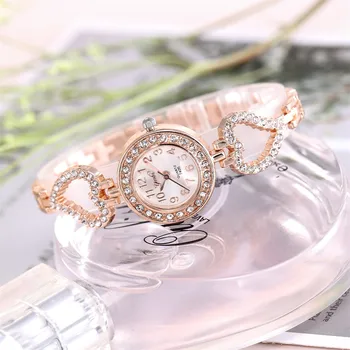 Moterų Turas Visą Deimantų Apyrankės Žiūrėti Kvarcinis Analoginis Judėjimas Riešo Prabangūs moteriški Laikrodžiai Žiūrėti Laikrodis Moterų Riešo Žiūrėti часы