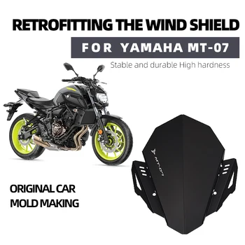 Motociklo priekinį Stiklą Už YAMAHA MT07 FZ07 MT FZ 07 2018 2019 2020 Motociklą Priekiniai pertvara nuo Vėjo Priekinio stiklo Cupula Dangtis