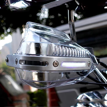Motociklo Rankų apsaugos LED prekinis, galinis Stiklo Motokroso Reikmenys KAWASAKI er6f vulcan 900 classic kle 500 er5 vulcan s 650