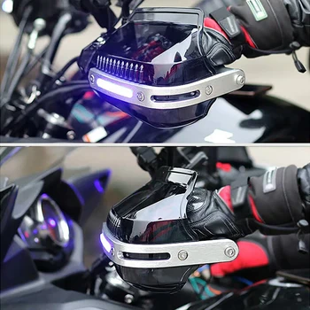 Motociklo Rankų apsaugos LED prekinis, galinis Stiklo Motokroso Reikmenys KAWASAKI er6f vulcan 900 classic kle 500 er5 vulcan s 650