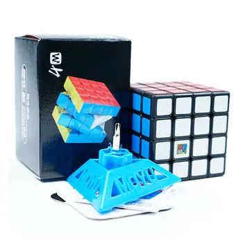 Moyu Meilong M Serijos Magnetinio 2x2 3x3 Magic Cube 4x4, 5x5 Greitis Kubo Galvosūkį cubo magico Švietimo Žaislas Vaikams Dovanų RS3M RS4M 2M