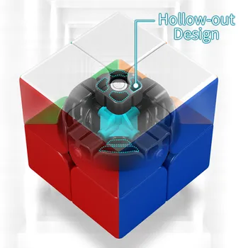 Moyu Meilong Piramidę, Kubą 3M 3x3x3 Magic Cube Magnetinio Profesinės Greitis Kubo Konkurencijos Kubo Žaidimas Cubo Magico Įspūdį Žaislai