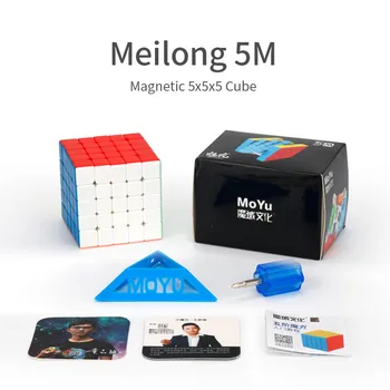 Moyu Meilong Piramidę, Kubą 3M 3x3x3 Magic Cube Magnetinio Profesinės Greitis Kubo Konkurencijos Kubo Žaidimas Cubo Magico Įspūdį Žaislai