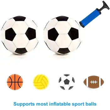 Multi-Purpose Pelninga Balionas Futbolo, Krepšinio, Pripučiamų Žaislų Senamadiškas Rankinis Oro Siurblys Pripūtimo Įrankiai Rinkinys, Dujų Adatos