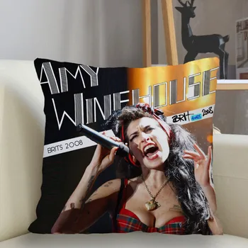 Musife Amy Winehouse Užvalkalas Užsakymą Aikštėje Pagalvė Padengti Atveju Užtrauktuku Užvalkalas 35*35,40*40,45*45cm Lašas Laivybos