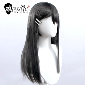 Nagatoro Hayase Cosplay Perukas Anime Ijiranaide Nagatoro-san Cosplay HSIU Gamtos juodi ilgi plaukai+dovana Prekės perukas Bžūp