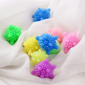 Namų ūkio apyvokos skalbimo kamuolys anti-vyniojimo medžiaga priežiūra valymas kamuolys minkštas plastiko buitinės skalbimo mašina kamuolys sausų skalbinių