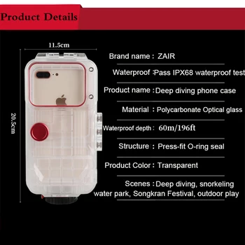 Nardymo Vandeniui Telefono Korpusas Case for iPhone 6 7 8 Plius 11 Pro X XS Max Huawei Mate 20 30 P20 30 Pro Povandeninės Fotografijos