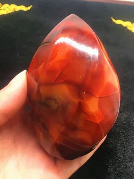 Natūralus raudonasis agatas kristalų liepsna gamtos carbund kvarco skilimo kristalų perlas laisvos formos kristalų gijimas dvasia namų decoratio