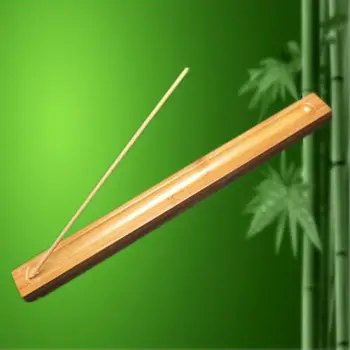 Naudinga Bambuko Medžiaga Klijuoti Plokštė Smilkalų Laikiklis Kvapnios Ware Stick Smilkalų Degiklis bambuko linija smilkalų degiklis