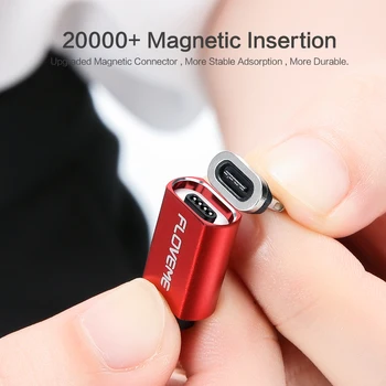 Nauja Greito Įkrovimo 3A Magnetinio USB Kabelį, Tipas C Micro USB Laidas Laidas Magnetas Įkroviklis Duomenų Įkrauti Mobiliojo Telefono Kabelis 