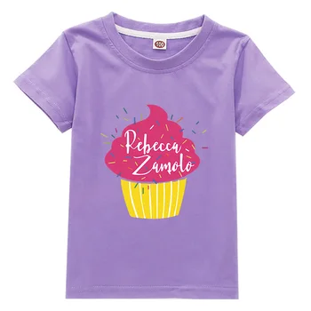 Nauja Vasaros Kūdikių Bamblys Atsitiktinis Medvilnės marškinėliai Rebecca Zamolo Viršūnes Tee Berniukams, Mergaitėms, Vaikams, Trumpas rankovėmis vaikams Drabužių