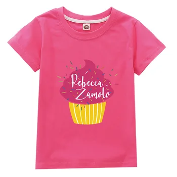 Nauja Vasaros Kūdikių Bamblys Atsitiktinis Medvilnės marškinėliai Rebecca Zamolo Viršūnes Tee Berniukams, Mergaitėms, Vaikams, Trumpas rankovėmis vaikams Drabužių