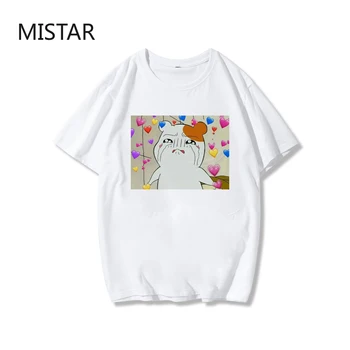 Nauja Vasaros Mielas Hamtaro Spausdinti Harajuku Animacinių filmų T-shirt Mados Trumpas rankovėmis Moterų Atsitiktinis baltos viršūnės grafinis tees Moterų drabužiai