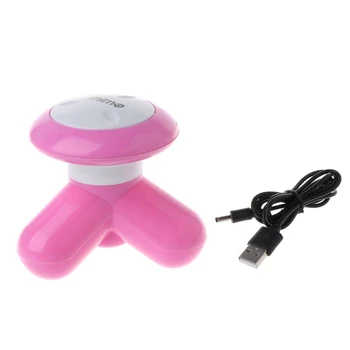 Naujas 1pc Įvairių spalvų Mini Electric Tvarkomi Banga Vibracija Massager USB viso Kūno masažas