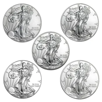 Naujas 2011--2021 Jungtinės Laisvės Statula Iššūkis Monetos 1 oz Bauda Sidabro Kolekcionuojamų Amerikos Monetų Naujųjų Metų Dovana Bauda Kolekcija