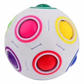 NAUJAS 2021 Creative Magic Cube Kamuolys Antistress Vaivorykštė Futbolas Dėlionės Montessori Vaikų Žaislai Vaikams Streso Atsarginiais Žaislas
