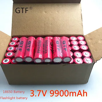 Naujas 3.7 V 18650 Baterija 9900mah ličio batteria įkraunama ličio baterija žibintuvėlį, Fakelą Akumuliatorius Ląstelių Dropship