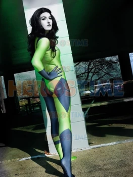 Naujas 3D Spausdinimo Pritaikytą Filmą Galima Moterų Kostiumas Super Villain Helovinas Spandex Cosplay Kūno Kostiumas