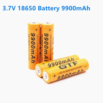 Naujas 9900mAh 18650 ličio Baterija įkraunama baterija 9900mAh ličio baterija 3.7 V ryškus žibintuvėlis įkraunamas Akumuliatorius