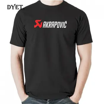 Naujas Akrapovic Išmetimo Logotipą O-Kaklo vyriški t-shirt Dydis S-2XL Cool Atsitiktinis pasididžiavimas marškinėliai vyrams Unisex Mados marškinėlius nemokamai