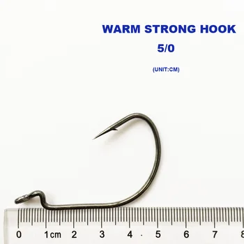 Naujas Atvykimo 50 vnt 7316 5/0 Žvejybos Hook Worm Hook Sukamas Kablys Žvejybos Reikmenys Nemokamas Pristatymas 7316 5/0
