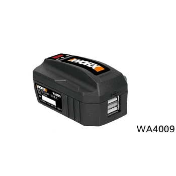 Naujas atvykimo WORX 20V usb įkroviklis banko jungties 20V baterija WA4009 TILPTŲ visi worx 20V bateriją, kaip pic parodyti