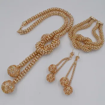 Naujas Aukštos Kokybės Dubajus aukso didelis Papuošalų didelis Rinkinys, Aukso spalvos Nigerijos Vestuvių Afrikos Papuošalų Rinkiniai Parure Bijoux Femme