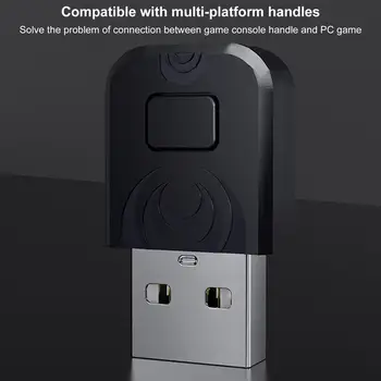 Naujas Bevielis USB Keitiklis, Bluetooth 5.0 Gamepad Žaidimų Valdiklis Adapteris PS4 Xbox PS3 NS Jungiklis PC Valdytojas uždelsiama