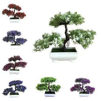 Naujas Ganoderma Medžio Modeliavimas Augalų, Gėlių Bonsai Nustatyti Mažų Vazoninių Žaliųjų Augalų Namų Dekoro Lentelė Dirbtinių Apdailos