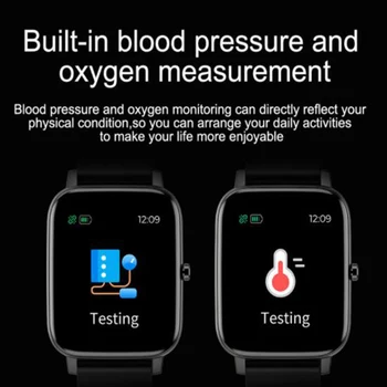 Naujas H80 Smart Watch Širdies Ritmo Monitoringo Vyrų Sport Fitness Tracker 1.69 Colių Jutiklinis Ekranas 