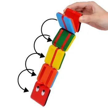 Naujas Kovos su Streso Fidget Žaislai Flipo Colorful Flip Flap Mediniais Laiptais Pakeisti Vaizdo Naujovė Fidget Juokinga Jutimo антистресс для рук