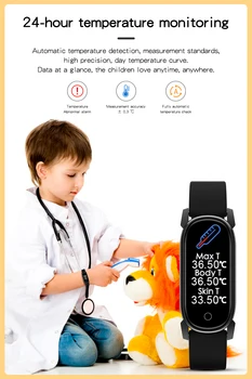 Naujas Mados Smart Žiūrėti Vaikai Laikrodžiai Vaikams Mergaitėms Berniukai Elektroninių Smart Laikrodis Vaikų Sporto Smart-žiūrėti
