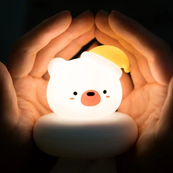 Naujas Naktį LED Lempos Gyvūnų Šviesos Vaikų Atostogų Dovanų Sleepping Kūrybos Miegamasis Darbalaukio Dekoro Lempa Led Minkšta Šviesa Akių Apsauga