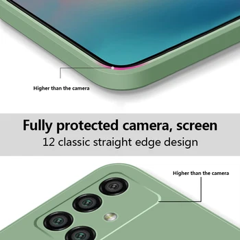 Naujas Prabangus Originalus Aikštėje Skystu Silikonu Soft Case For Samsung Galaxy A51 A71 A41 M31 M30S A21 A21S S21 Plius Telefono Dangtelį