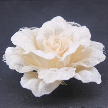 Naujas Rankų darbo Audinys Camellia Gėlių Segė Pin Šalikas Sagtis Corsage Laple Smeigtukai Ženklelis Sages Moterims, Papuošalai, Aksesuarai,