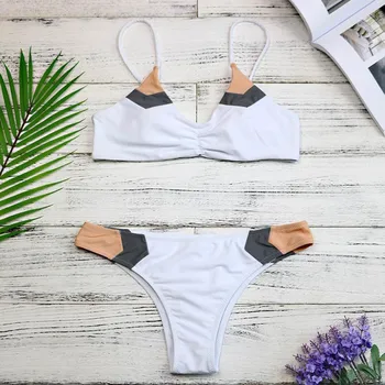 Naujas Seksualus maudymosi Kostiumėliai Moterims Bikini Push Up Dviejų dalių Bikini Komplektas Plaukimo Maudymosi Kostiumas, Paplūdimio Vasarą Brazilijos maudymosi kostiumėlį #ZQ