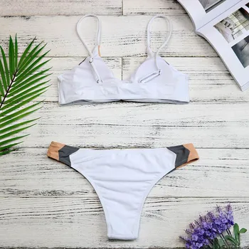 Naujas Seksualus maudymosi Kostiumėliai Moterims Bikini Push Up Dviejų dalių Bikini Komplektas Plaukimo Maudymosi Kostiumas, Paplūdimio Vasarą Brazilijos maudymosi kostiumėlį #ZQ