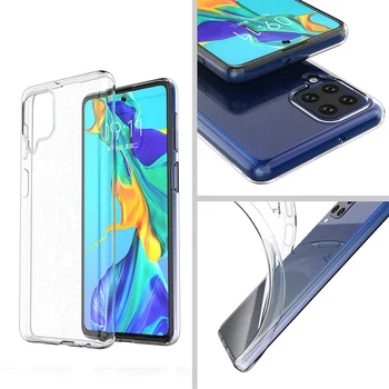 Naujas Soft Aišku, Telefono dėklas, skirtas Samsung Galaxy F02s F12 F62 M02 M02s M12 M62 Kristalų Skaidraus Plono Premjero Silikono Padengti