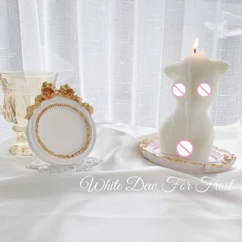 Naujas stilius, drūtas moteris žvakė silikono formos 3D vyrų kūno nėščia moteris drovūs moteris muilo aromato žvakė pelėsių, namų dekoravimo reikmenys