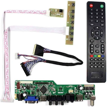 Naujas TV56 Rinkinys N140B6 N140B6-L02 N140B6-L06 N140B6-L08 TV+HDMI+VGA+AV+USB LCD LED ekrano Valdiklio plokštės Tvarkyklės