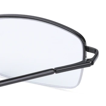 Naujas Unisex Progressive Multifocal Skaitymo Akiniai Iš Titano Rėmu Metalo Presbyopia Bifocal Akiniai Stabdžių Mėlyna Šviesa Akiniai