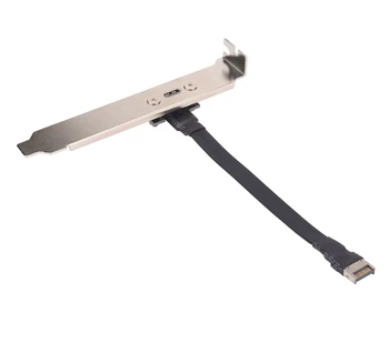 Naujausias USB 3.1 Vidaus 20Pin Tipo, C Tipo-E greitapjovio USB3.1 Gen2 Butas prailginimo Laido Jungties Adapteris A4-ITX Važiuoklės